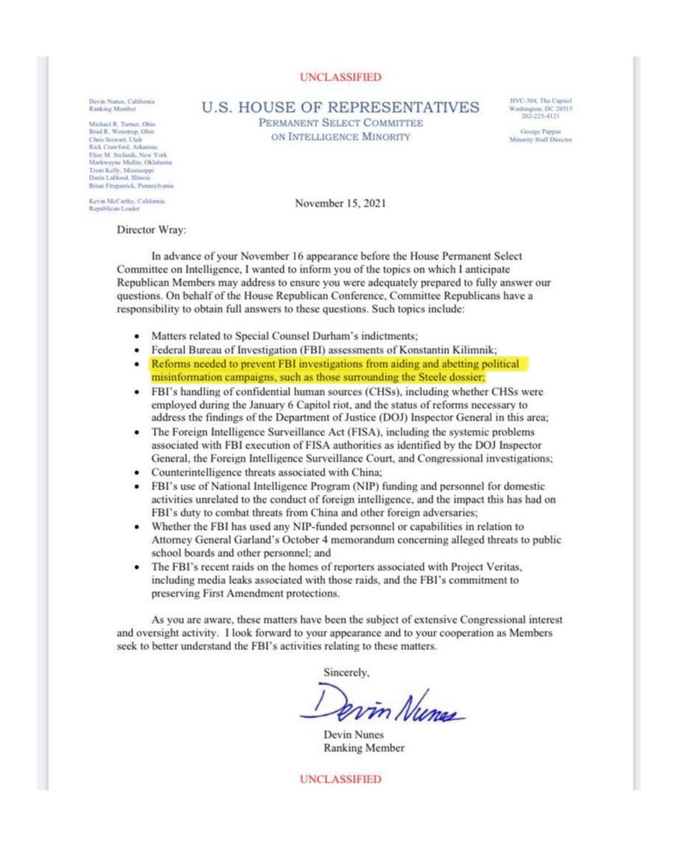 DON’T MISS IT: Today’s declassified Durham Annex confirms Hillary Clinton personally approved the plot to frame Donald Trump with fake Russia collusion—despite intel proving it was false.

Disgraced FBI Director Christopher Wray ignored subpoenas, buried key evidence