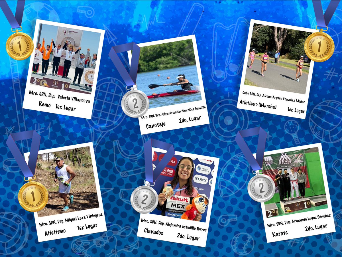 Entérate -Nuestra #AtletaNaval Mar. Valeria Villanueva, en la disciplina de  #Remo del equipo de Marina en la “Olimpiada Nacional CONADE 2025”, obtuvo:  🥇1º. Lugar en la categoría “Dos pares de remos peso, image size:1200x901