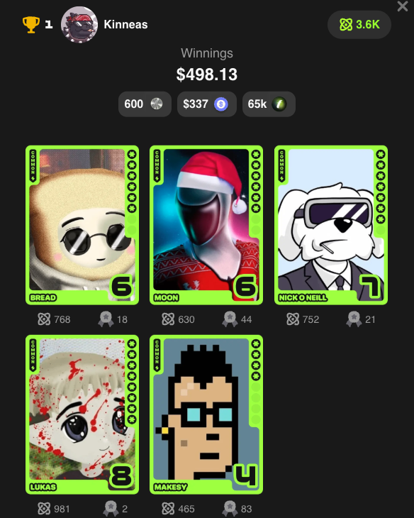 Post-mortem main #62

db's silence came as a big surprise - he had never had three tournaments with zeros before, only two in a row (43-44). But the second part of the 1*+1* connection, <a href="/0xMakesy/">makesy 🟢</a>, performed as expected - a rare card in the top gold deck and a common card in the