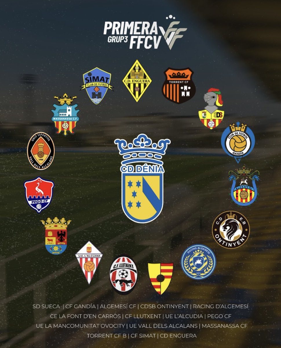 El CD Dénia 25/26 comienza la pretemporada este viernes a las 20.15h. Ojito al equipazo 🔝