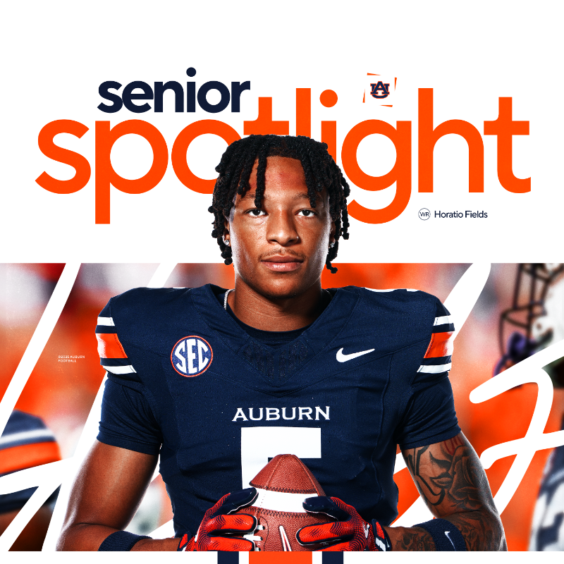 AuburnFootball's tweet photo. “I just want the fans to know that I’m going to put on a show, Get your popcorn ready. Bring the energy because I’m going to match it. War Eagle!”

🗣️ @HoratioFields
