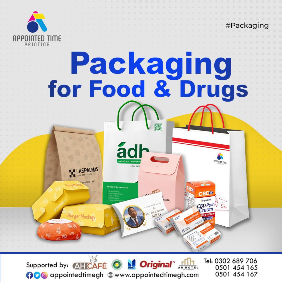 KwameJudah's tweet image. Are you looking for packaging Solutions;
 Food Packaging Boxes.
 Medicine &amp;amp; Supplement Boxes.
 Eco-Friendly &amp;amp; Custom Branded.

📞 Call: 050 378 6776 
📱 WhatsApp:050 357 6131
🌐 appointedtimegh.com

Steezs Palago The OSP Nicholas Jackson Afenyo Mmoa #BBNaija Paul Adom Otchere