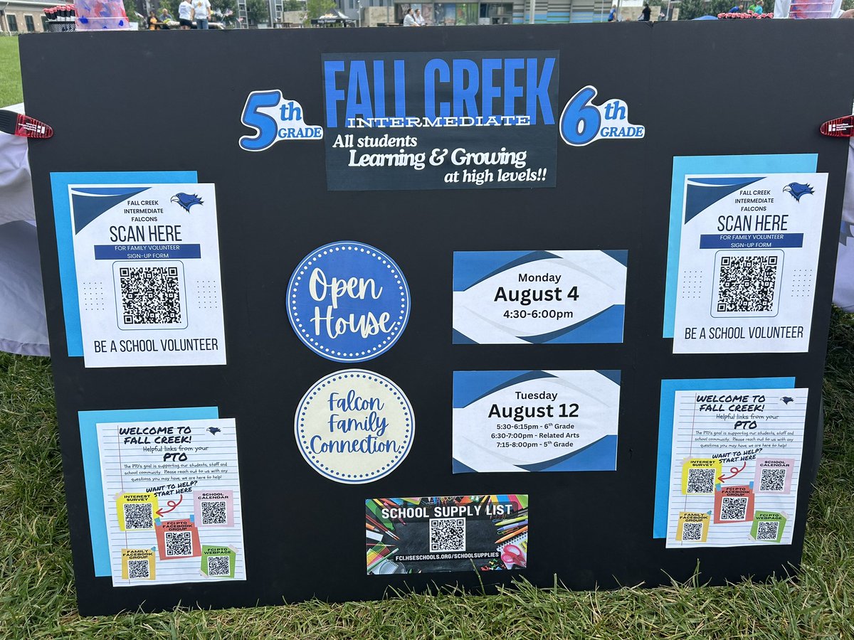 Fall Creek Falcons (@fcifalcons) on Twitter photo Come out to Before the Bell this evening from 5:30-7:30pm. We'd love to meet our Falcons!! <a href="/HSESchools/">Hamilton Southeastern Schools</a> Come out to Before the Bell this evening from 5:30-7:30pm. We'd love to meet our Falcons!! <a href="/HSESchools/">Hamilton Southeastern Schools</a>