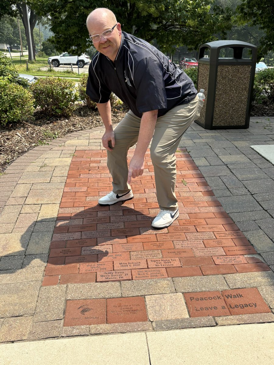 mschrocka's tweet image. Got my brick added in front of Dorman Memorial Gym today. Hopefully this brings many @UIUPeacocks victories in the future. #MakingMyMark #UpperIowa