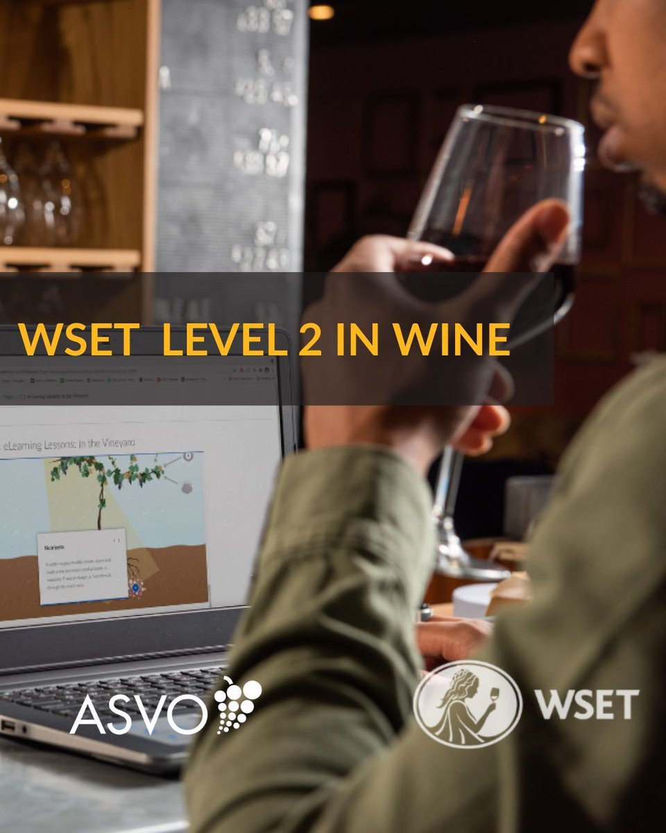 Pour yourself a glass and dive into wine knowledge—from the comfort of home. The next WSET Level 2 Award in Wines kicks off this September, delivered online in partnership with ASVO and @wsetglobal. Register by 22 August to secure your place: buff.ly/fqtxzxx