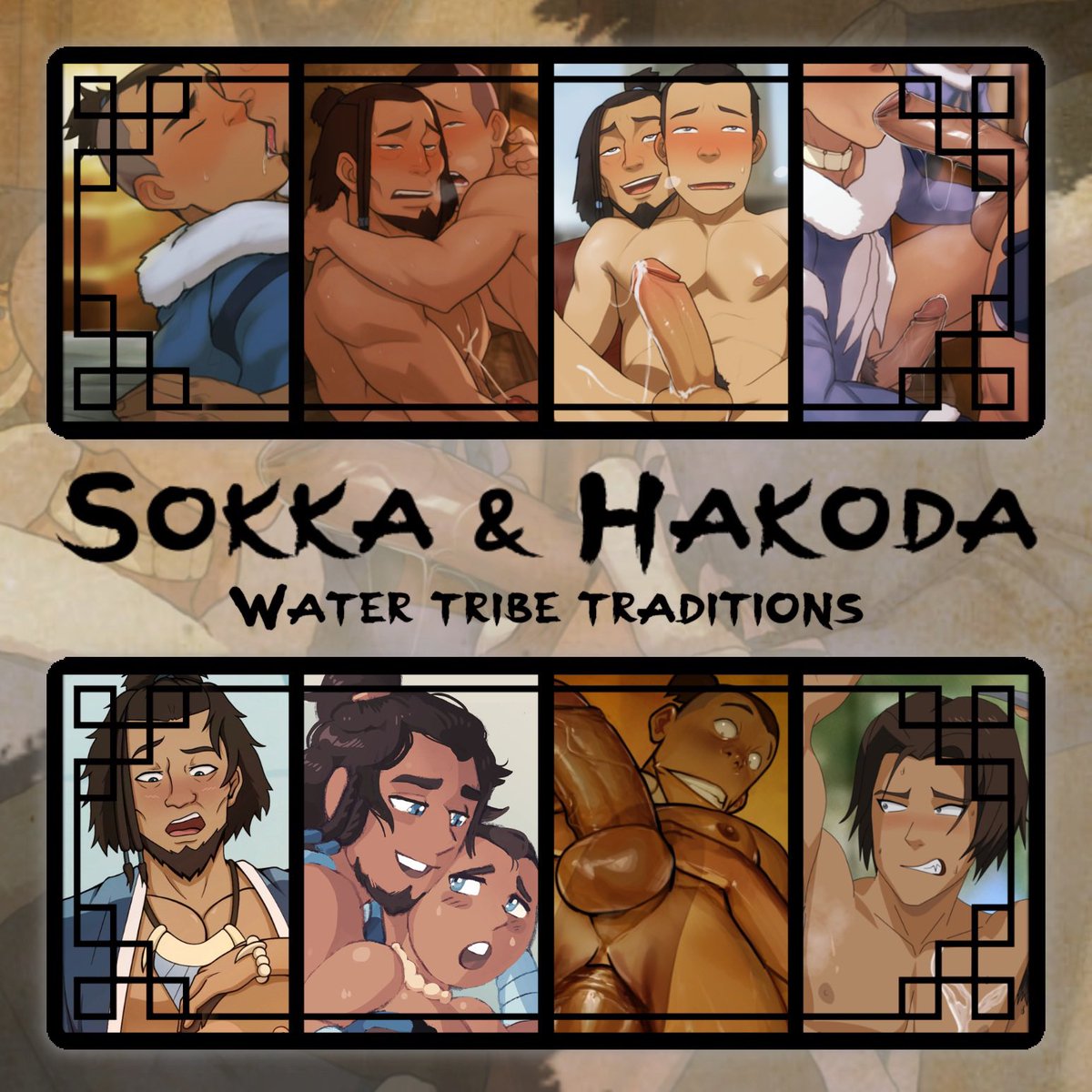 My artpack "Sokka x Hakoda - Water Tribe Traditions" is now out! 8 artworks featuring Sokka and Hakoda doing lots of naughty dadson loving~ ❤️ 

Link to the artpack: naughtydads.art/artshop#shwtt