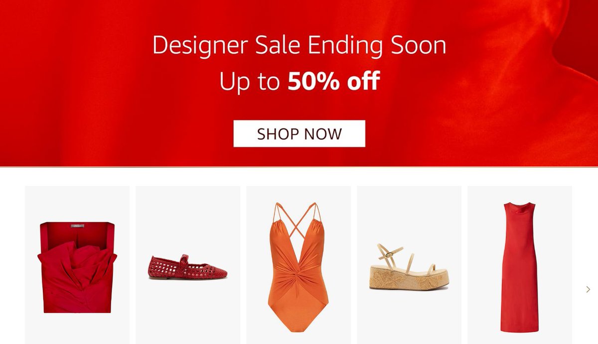 Score 50% Off on Designer Markdowns!
amzn.to/45467uQ
Ad

Top Styles and Designer  Brands at more affordable prices.