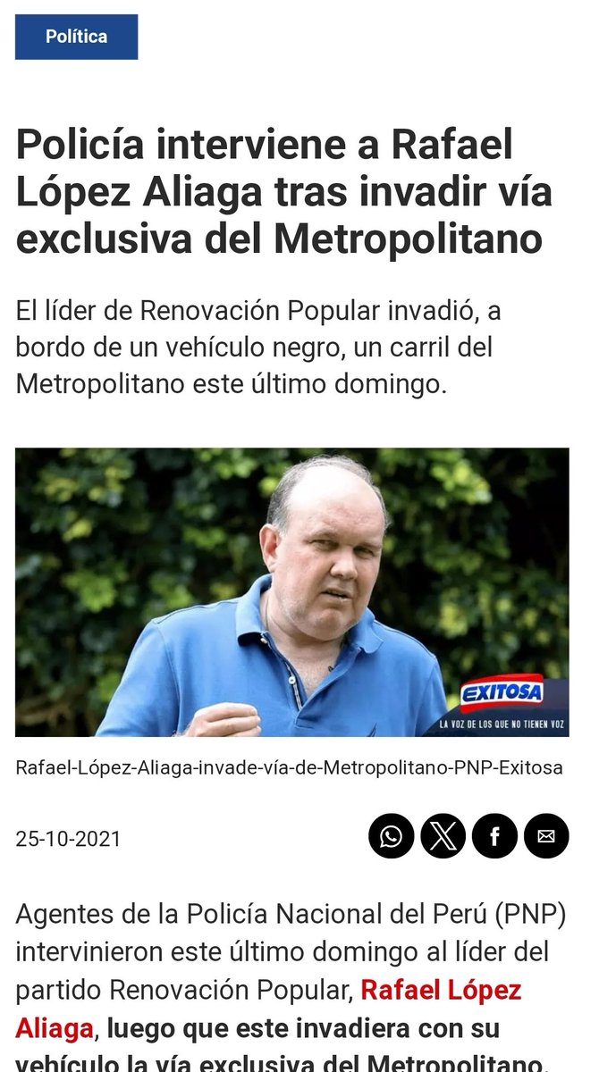 Jimmyenlanada (@jimmyenlanada) on Twitter photo Apropósito de la horrible desgracia de ayer en la Avenida Alfonso Ugarte, recordemos que López Aliaga también invadió el carril exclusivo del Metropolitano. Pudo haber causado otro accidente como el de ayer. Apropósito de la horrible desgracia de ayer en la Avenida Alfonso Ugarte, recordemos que López Aliaga también invadió el carril exclusivo del Metropolitano. Pudo haber causado otro accidente como el de ayer.