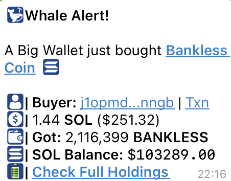 This is why we're here. Whales are watching and accumulating...follow the money
