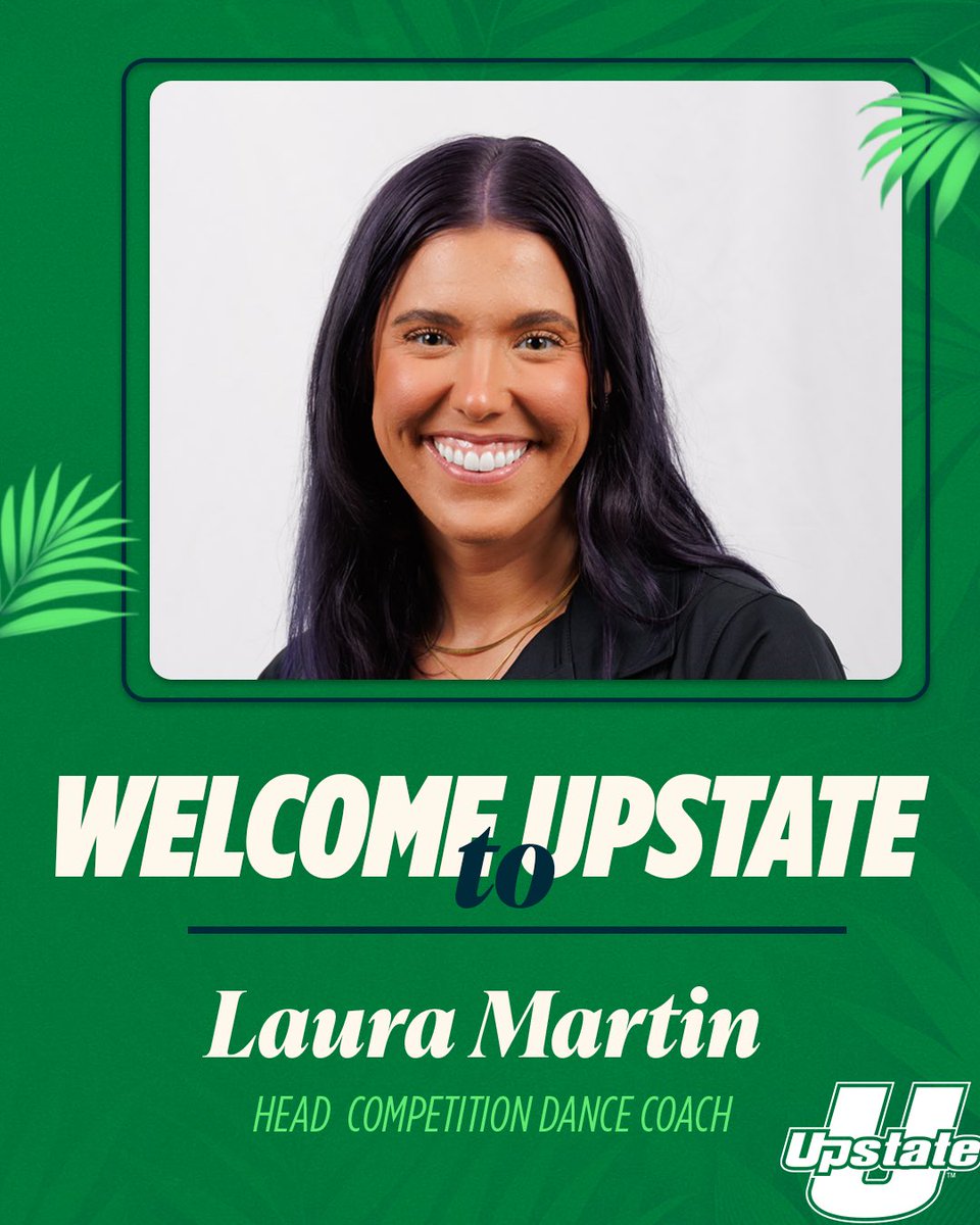 Join us in welcoming Laura Martin to the #SpartanArmy as the leader of our new Competitive Dance Team! 

🔗 upstatespartans.com/news/2025/7/31…