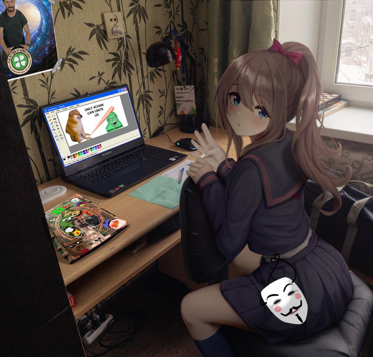 welcoom to teh labz whur wi forged ur fabrite memes into existence 

only wi can meme anything and everything becuz #4chan anons created all teh popular memecoins memes that're in teh market today KEK

let dat sink in🍀🧠

p.s. jannies seeth seeing 4chan iz teh biggest meme brand