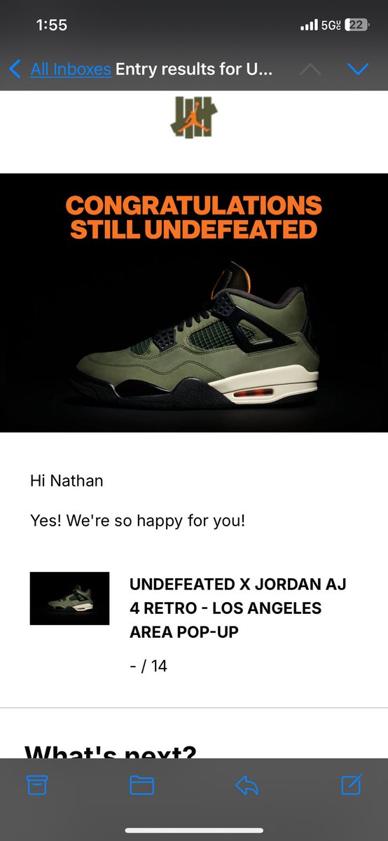 We Got A Winner!! <a href="/UNDEFEATEDinc/">UNDEFEATED</a>