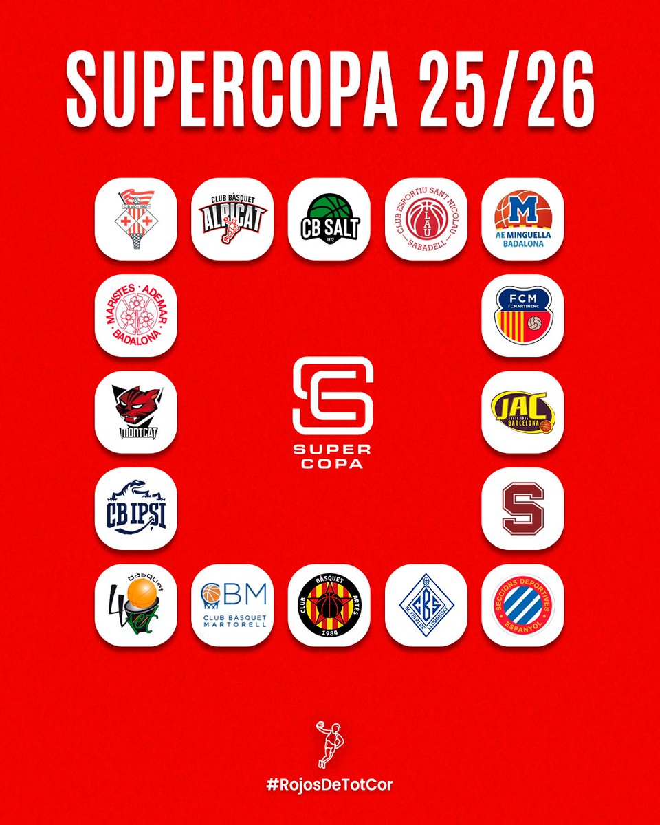 🥵 SUPERCOPA 25/26 🔛

🔝 Ja sabem els nostres rivals a SuperCopa per a la pròxima temporada, amb ganes de què comenci ja!

#RojosDeTotCor