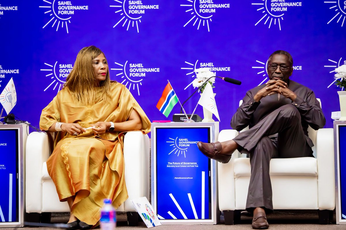 UNDP West and Central Africa 🇺🇳 (@undpwaca) on Twitter photo Un immense merci à la Gambie 🇬🇲 <a href="/Presidency_GMB/">State House of The Gambia</a>, <a href="/GEJFoundation/">Goodluck Jonathan Foundation</a>, @UNOWAS et à tous les partenaires du #SahelGovernanceForum! 👏
La suite? transformer les engagements en impacts mesurables.
📥Téléchargez le rapport L’avenir de la gouvernance au Sahel : go.undp.org/wSp Un immense merci à la Gambie 🇬🇲 <a href="/Presidency_GMB/">State House of The Gambia</a>, <a href="/GEJFoundation/">Goodluck Jonathan Foundation</a>, @UNOWAS et à tous les partenaires du #SahelGovernanceForum! 👏
La suite? transformer les engagements en impacts mesurables.
📥Téléchargez le rapport L’avenir de la gouvernance au Sahel : go.undp.org/wSp