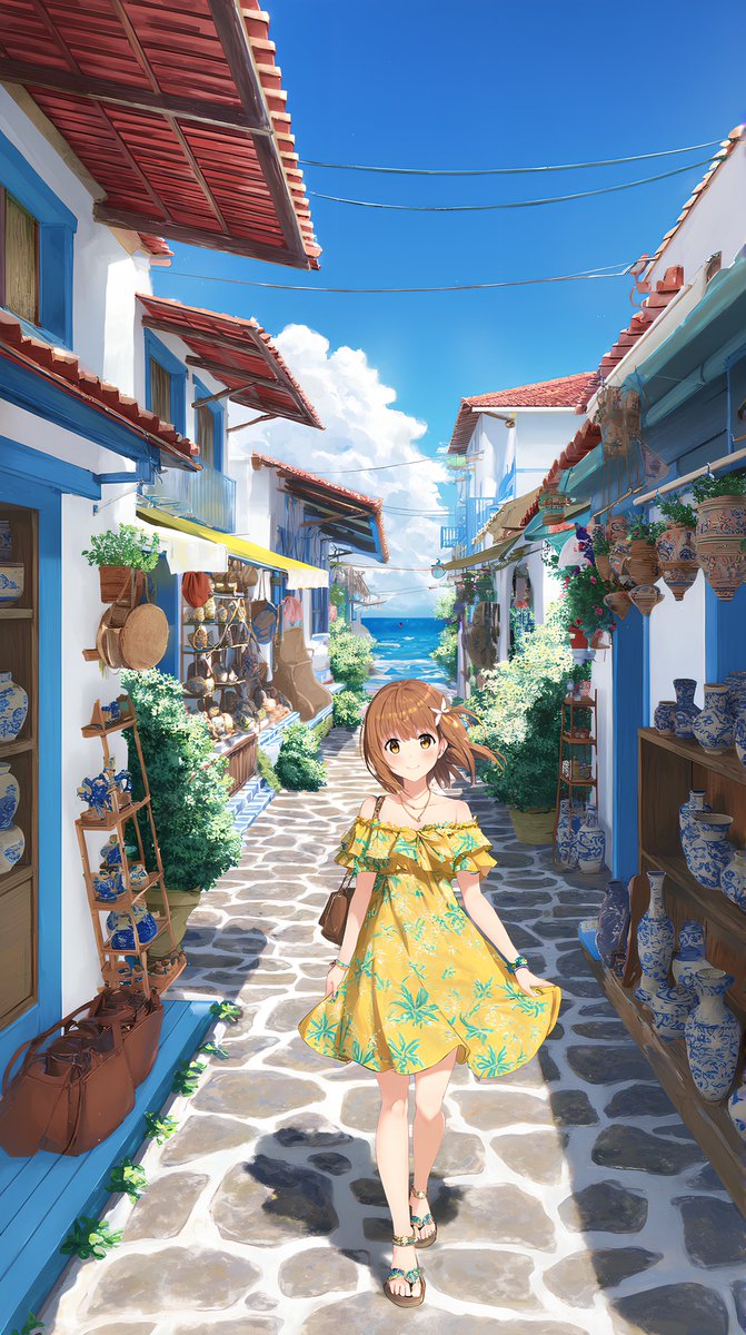 aregadale's tweet photo. おはようございます☀️
「路地を抜けたら海の風がふわっと香った。
今日はどんな景色に出会えるかな。」 https://t.co/Nmfbyh6Ws3
