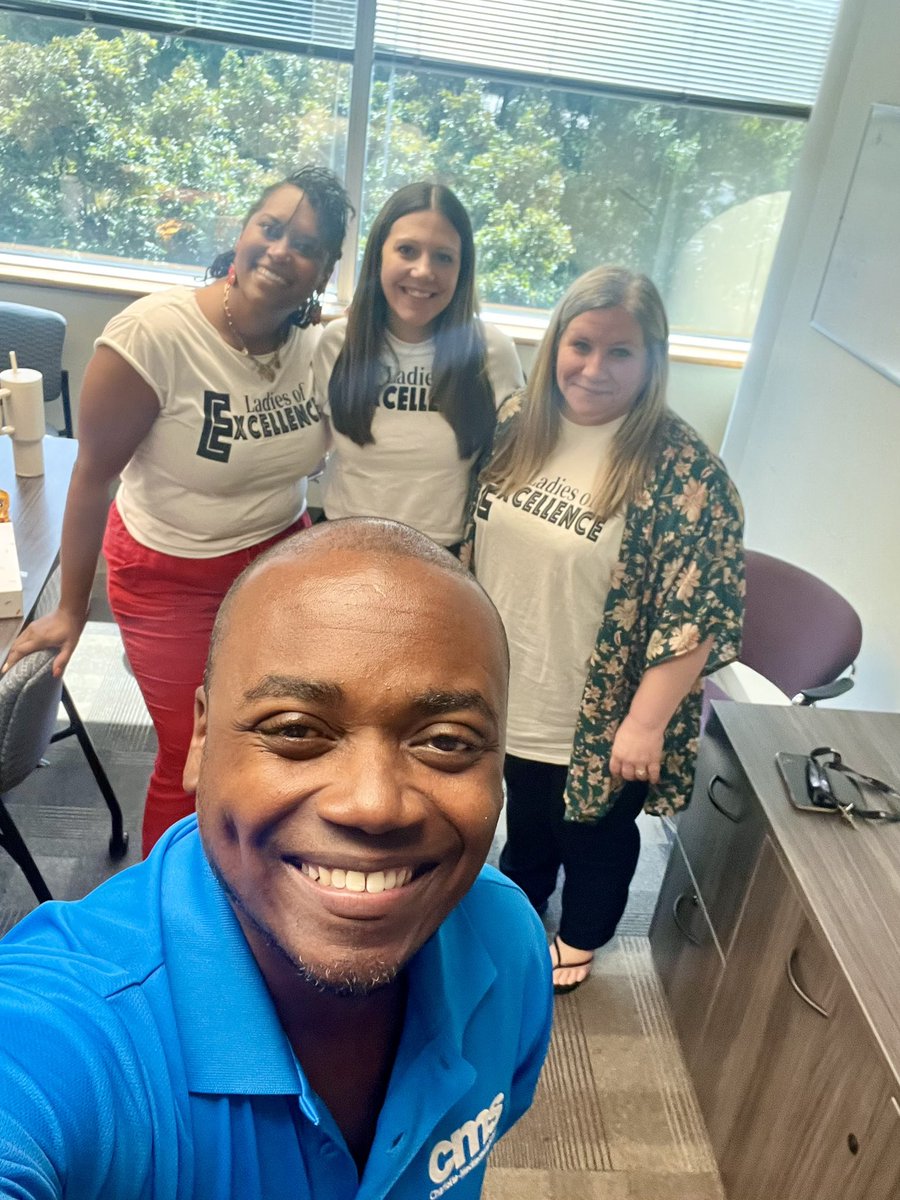 My team &amp; I met today to review our playbook, tier our schools, and discuss our service delivery model. Thank you to these three amazing instructional specialists for their hard work, laser focus, &amp; dedication. We are ready and pumped to go the “Extra Degree in Performance Area-E