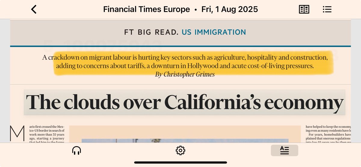 Senza immigrati sottopagati, in California i settori a maggiore intensità di lavoro manuale vanno in crisi. 
Ma pensa.