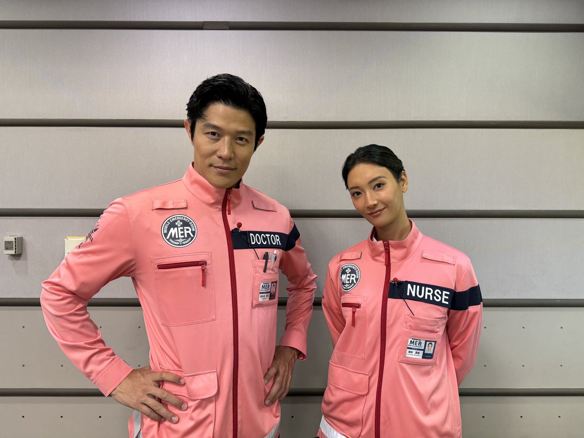 TOKYO MER～走る緊急救命室〜 スクラブ （コーラルピンク） ◤📺メディア露出情報◢| ⠀ TBS電波ジャック⚡️ 📺まずは！TBS