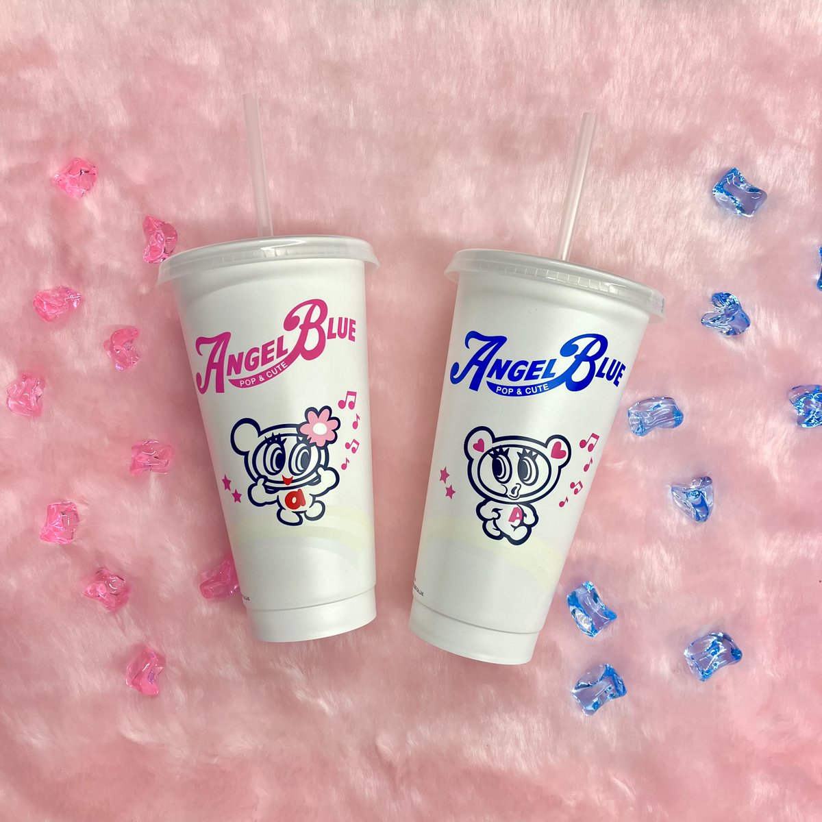 ❣今日の新景品❣ 「エンジェルブルー」の可愛いカラーチェンジカップ