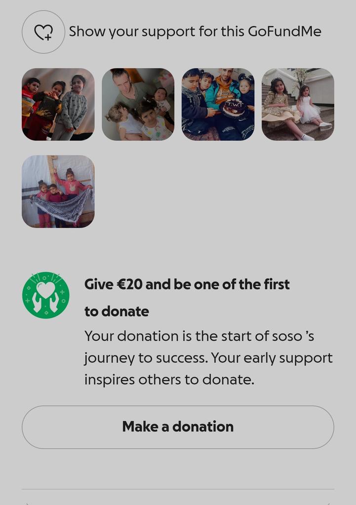 We’re not asking for donations—just a simple share and a comment can help amplify our voice.
Our last campaign failed due to technical issues, and we’re still struggling to feed our children.
Please, help us be seen. 🙏
👇
gofund.me/3df59c2e