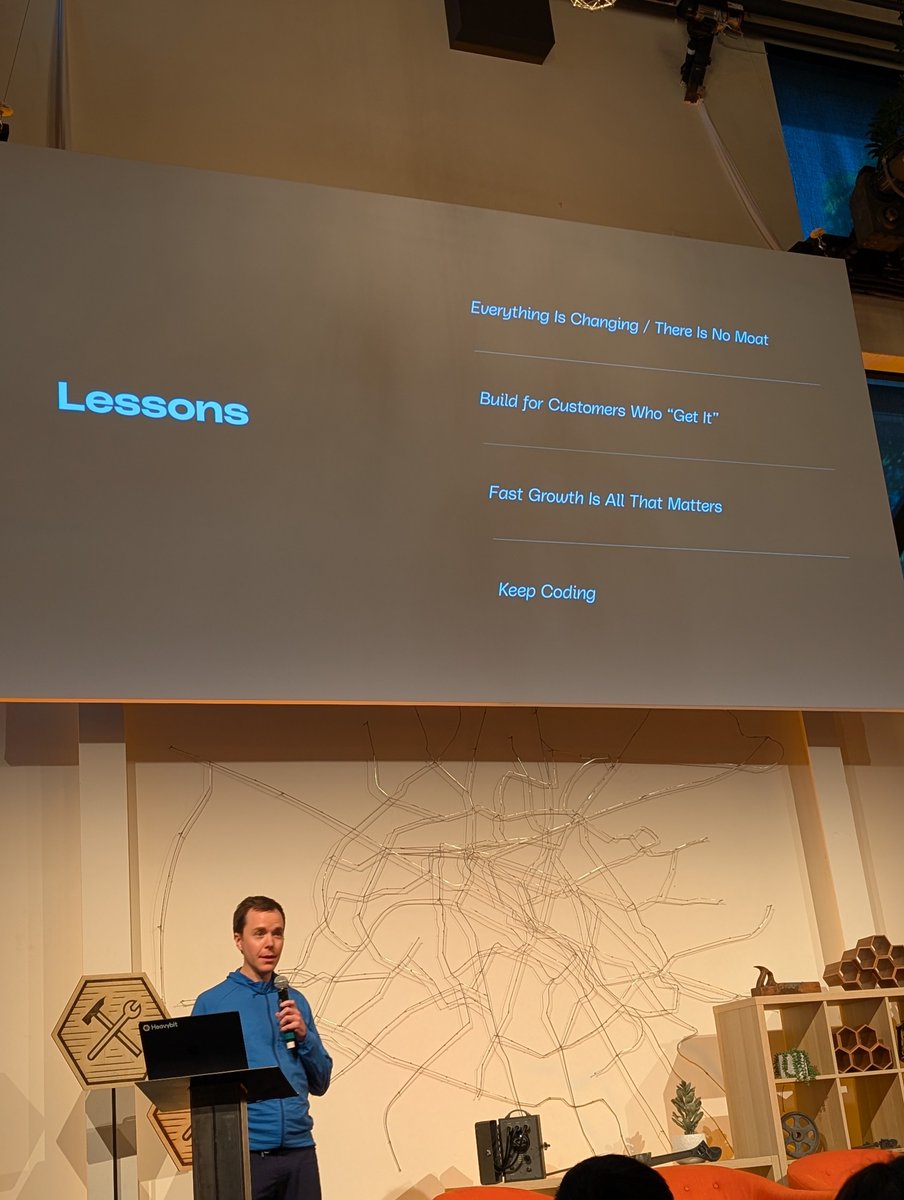 Startup Truths by  Quinn from sourcegraph.

- Everything is changing.
- Cursor is already previous generation.