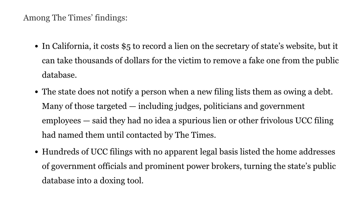 Hannah Wiley (@hannahcwiley) on Twitter photo The findings in <a href="/MelodyGutierrez/">Melody Gutierrez</a>'s latest investigation into a very niche, wonky, weird way to target state officials online are wild.
latimes.com/california/sto⦠The findings in <a href="/MelodyGutierrez/">Melody Gutierrez</a>'s latest investigation into a very niche, wonky, weird way to target state officials online are wild.
latimes.com/california/stoā¦
