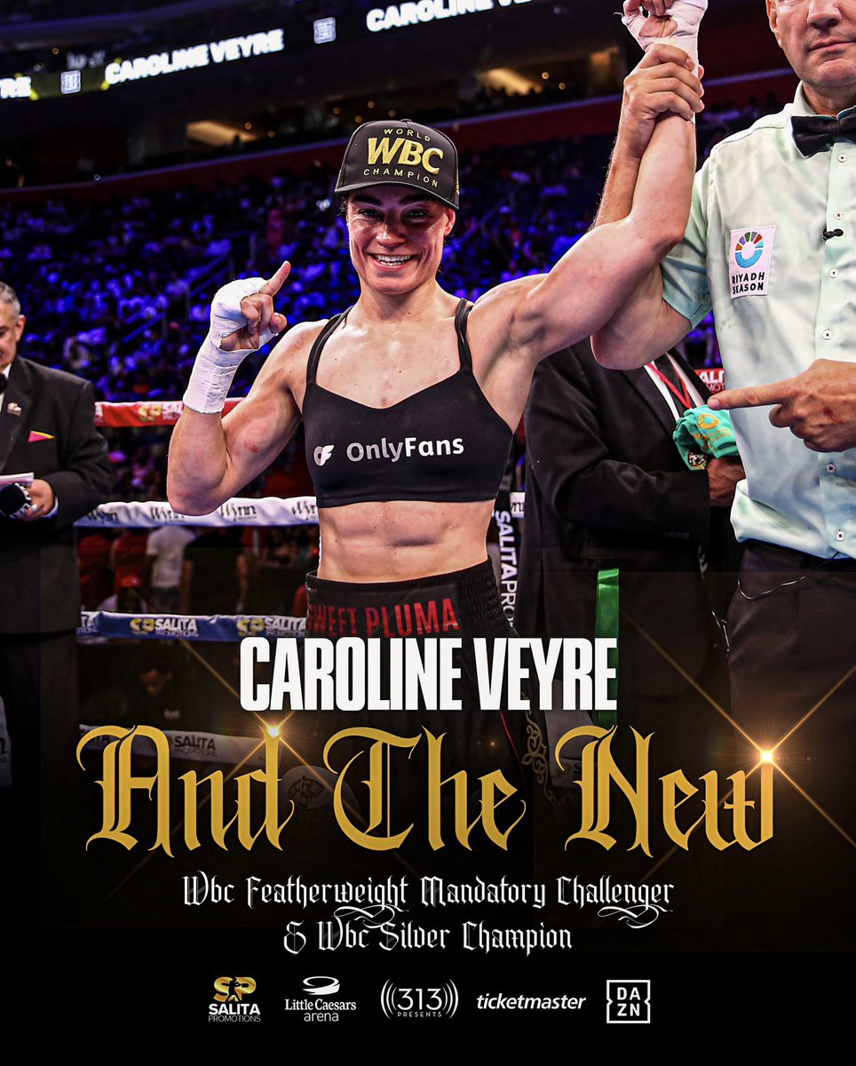 After an outstanding performance against Licia Boudersa on Saturday night, what’s next for Caroline Veyre? 👀 

Could Amanda Serrano or Tiara Brown be in the crosshairs? 🎯