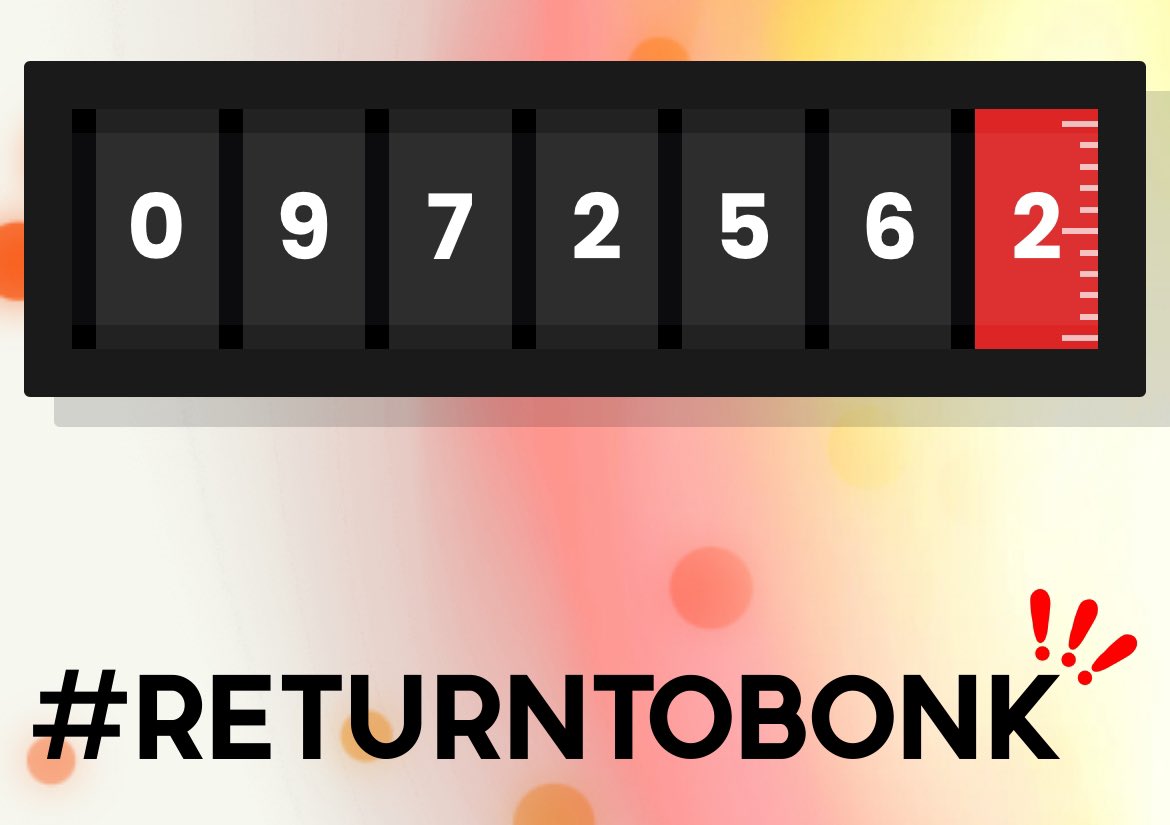 We’re getting VERY close to 1 million on-chain holders of $BONK - the biggest Community on Solana 🤝🐕 

Most don’t even realize that <a href="/bonk_inu/">BONK!!!</a> will burn 1 TRILLION $BONK to celebrate that milestone

A lot of cool things still awaiting us 👀🔥

#RETURNTOBONK ❗️❗️❗️