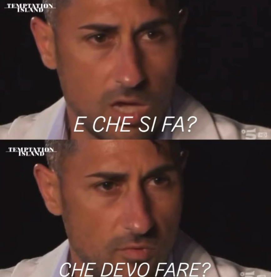 Tutti noi da domani sera senza #TemptationIsland

#temptatationisland 
#TemptationIsland2025