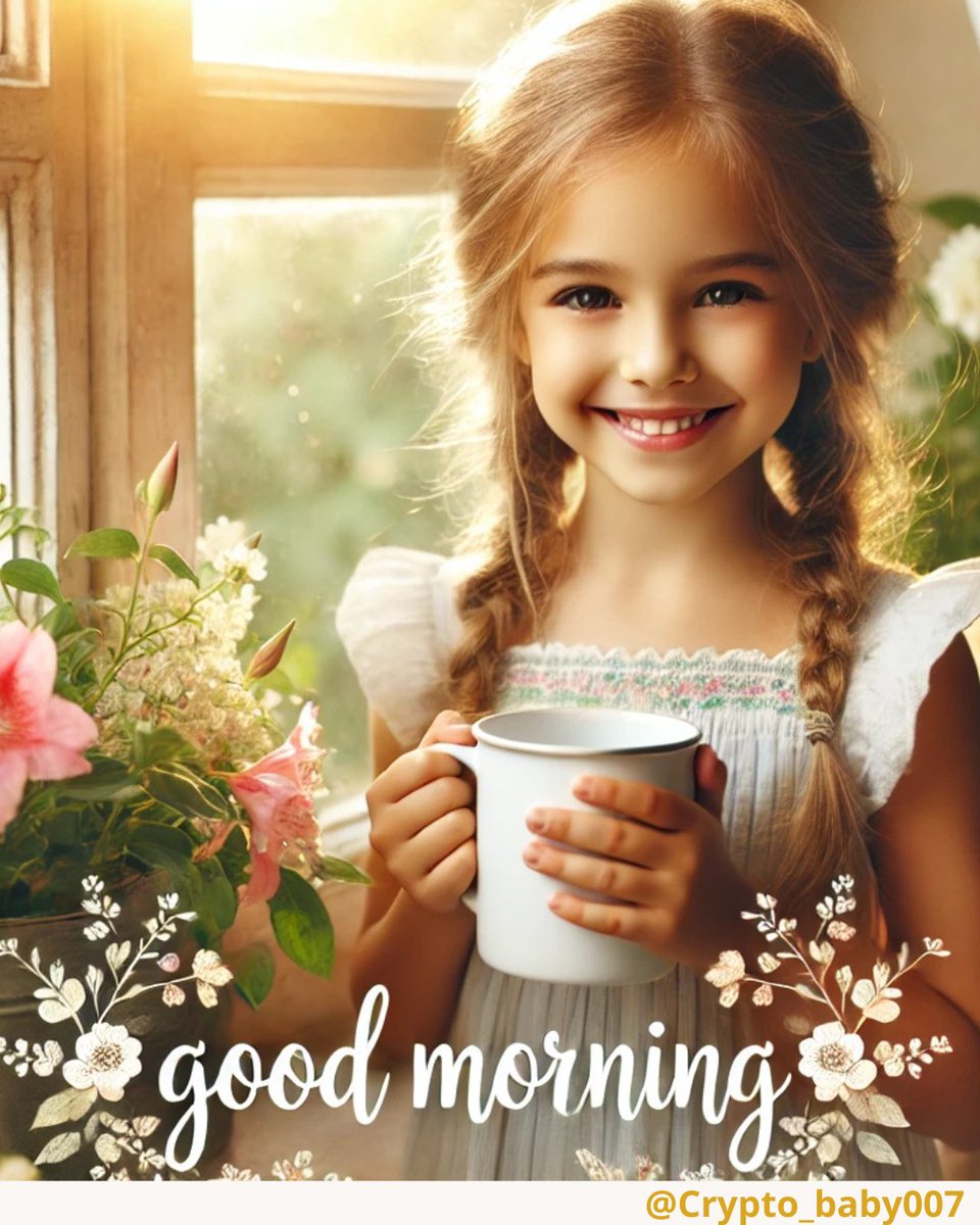 Crypto_baby007's tweet image. 🌞 Good Morning  🌄 

"Ease into the day.
There’s no rush to become everything all at once.
One gentle moment, one kind breath, one small joy at a time."

✨ *Let today unfold softly.*

#FridayFlow #MorningPeace #GentleBeginnings #GoodMorning