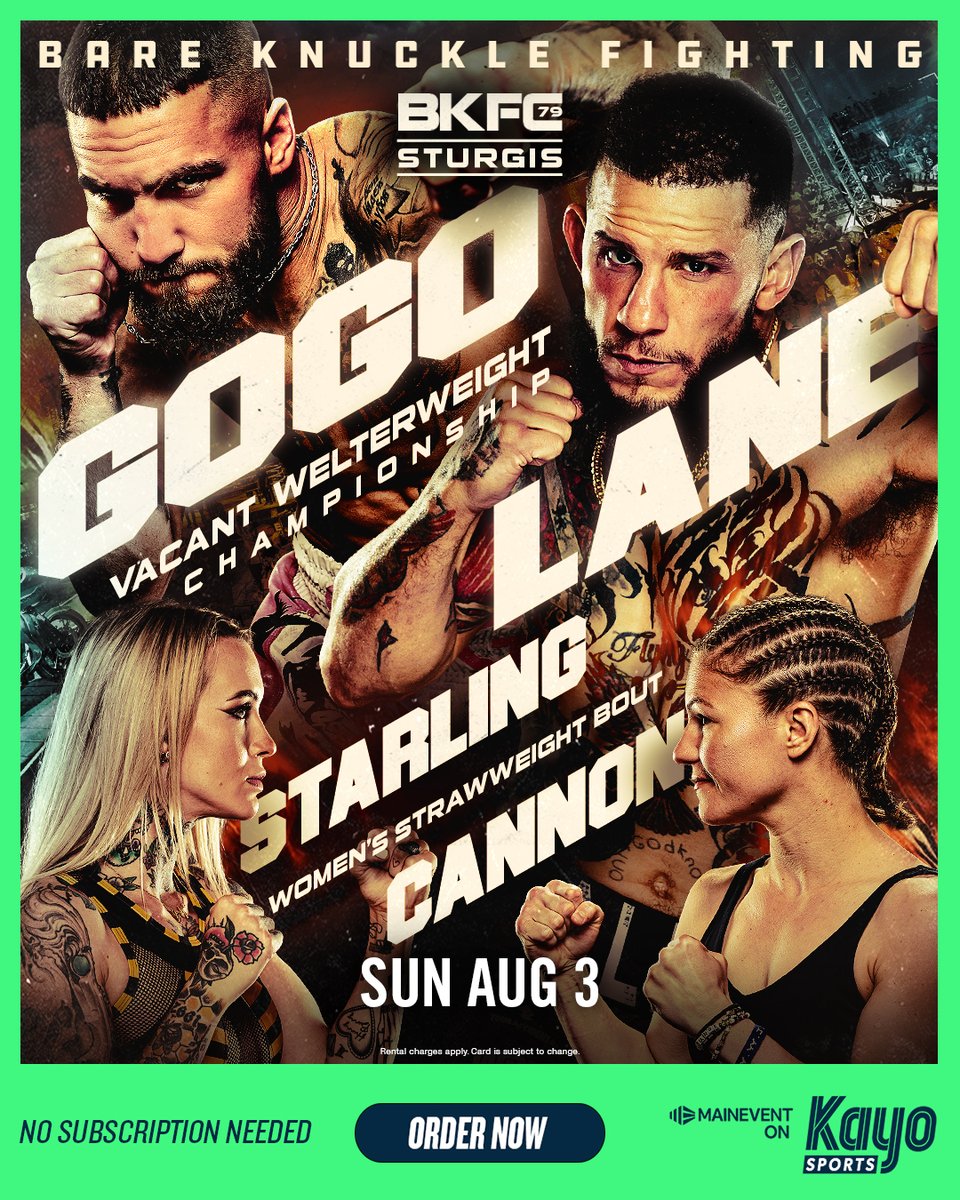 MAIN EVENT (@maineventtv) on Twitter photo THIS SUNDAY ๐ฎโ๐จ
BKFC is back with an explosive double header ๐คฉ
#BKFCSTURGIS
๐ Aug 3
โฐ 10:30am AEST
๐บ @maineventtv on <a href="/kayosports/">Kayo Sports</a> THIS SUNDAY ๐ฎโ๐จ
BKFC is back with an explosive double header ๐คฉ
#BKFCSTURGIS
๐ Aug 3
โฐ 10:30am AEST
๐บ @maineventtv on <a href="/kayosports/">Kayo Sports</a>