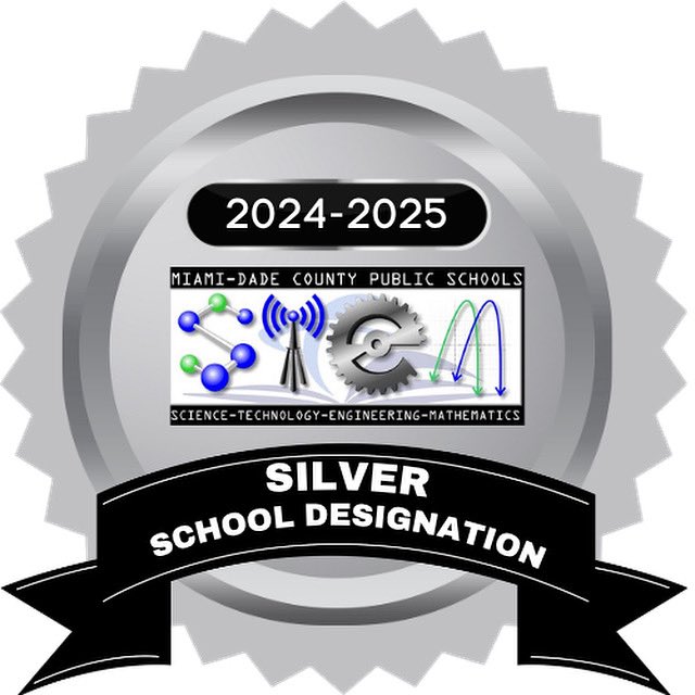 We are excited to announce that we are now a Silver STEM Designated School! This recognition is a testament to the hard work and dedication of our entire school community.
We look forward to continuing to provide an exceptional STEM education for our students.
<a href="/STEAMDesignated/">STE(A)M School Designation</a>