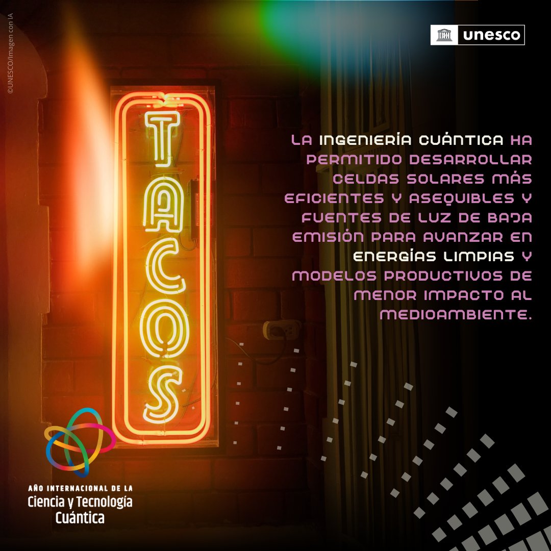 ⚛️Las grandes respuestas podrían estar en las particulas más pequeñas.

💡Despierta tu #CuriosidadCuántica en el #AñoCuántico2025.
➡️ iyq2025.wpenginepowered.com

👉🏿Una iniciativa de #México al mundo, coordinada por #UNESCO.