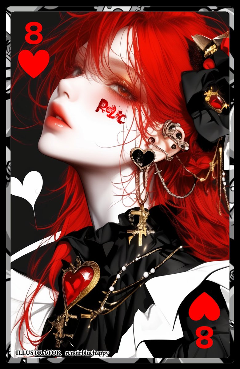 #FiNANCiE #RELiCPOKER
【♥8 】を担当させていただきました、renoirbluehappyです。

AIアートで美のシンギュラリティ突破を目指しています🚀。

SNSでの作品投稿だけでなく、LINEスタンプやNFTなど、様々な作品作りに挑戦しています🎵