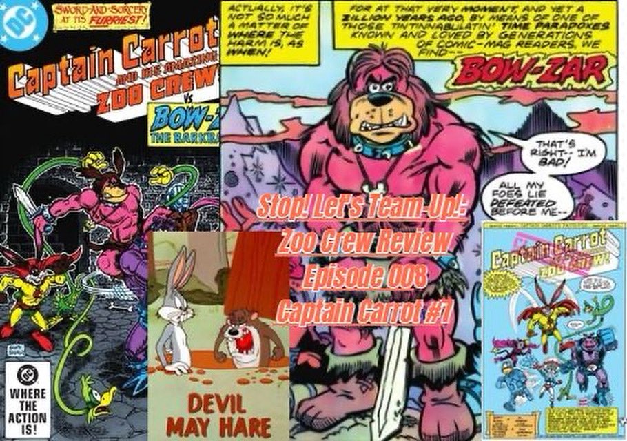 hereskirby's tweet image. New Zoo Crew Revue!

stopletsteamup.libsyn.com/stop-lets-te...

#DCComics #CaptainCarrot #PigIron #AmazingZooCrew #YankeePoodle #AlleyKatAbra #Rubberduck #Fastback #RoyThomas #ScottShaw #LooneyTunes #BugsBunny #TasmanianDevil #RobertMcKimson