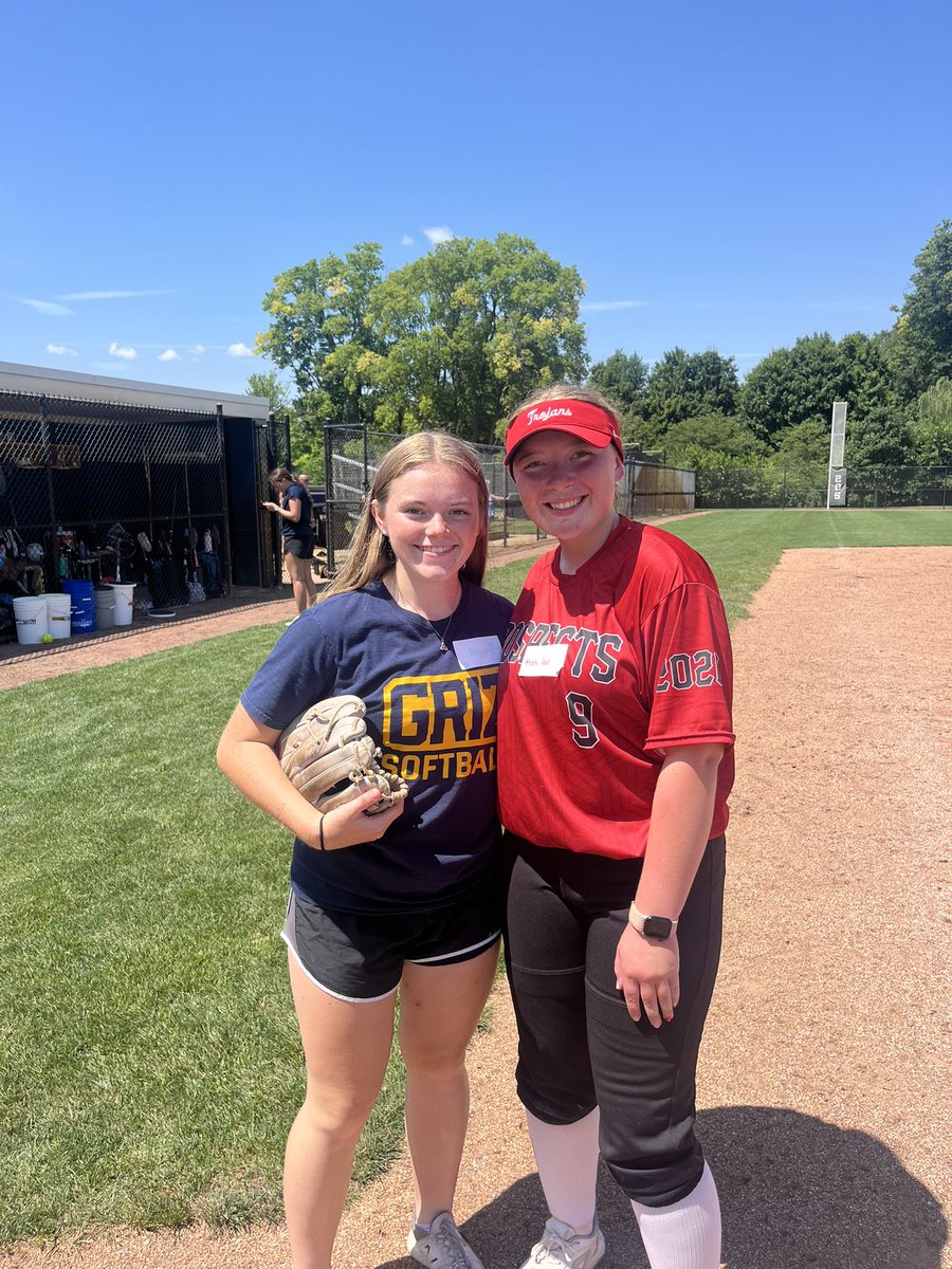 Thank you <a href="/FCGrizSoftball/">Franklin College Softball</a> for hosting an amazing camp the other day! I had an amazing time learning new drills and scrimmaging. Thank you Coach Harvey and Coach Prather for hosting and thank you to the players for helping out! Can’t wait for my visit <a href="/GatorsThorpe/">Indiana Gators Premier Thorpe/Craig 18U</a> <a href="/Prospects25_26/">Indiana Prospects 25/26 Pogue</a>