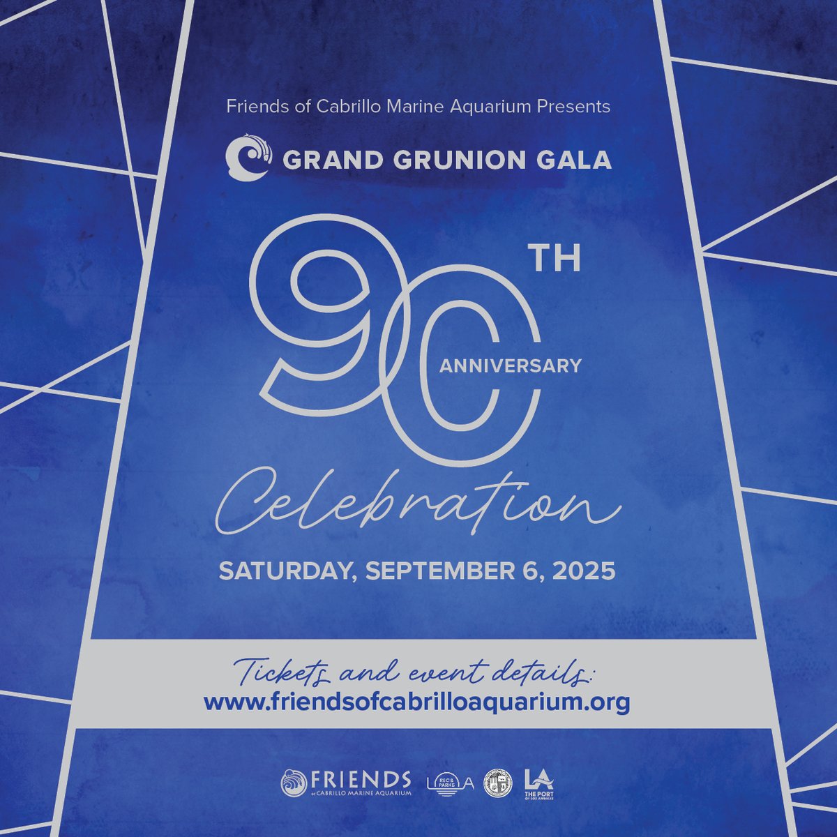 🎉 It’s Gala time! We’re celebrating 90 years of Cabrillo Marine Aquarium 🎂 Join us for the biggest party of the year! Help by donating to our Wine Wall &amp; silent auction—proceeds support our education &amp; outreach. 🎟️ Tickets live now!

👉 cabrilloaquarium.info/44zgbe9