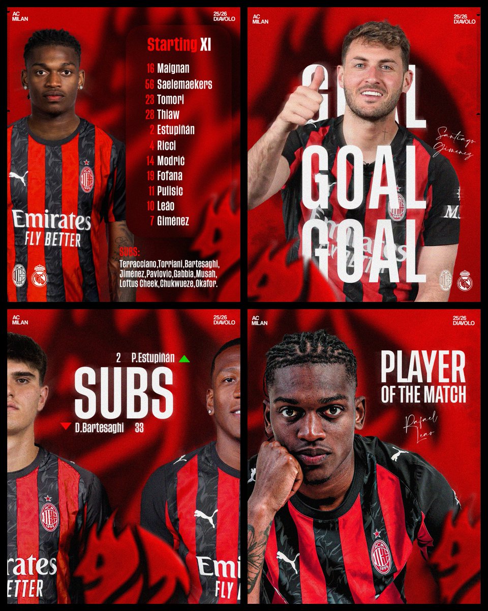 MohanadACM's tweet image. 🎨 | AC MILAN SOCIAL MEDIA REBRAND CONCEPT 2025/26 ❤️🖤
🔗 Full Project: behance.net/gallery/231578…