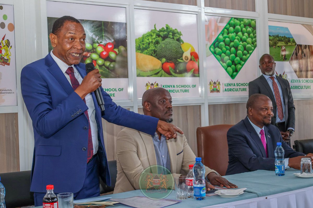 BUILDING A DIGITAL-READY GENERATION OF AGRIPRENEURS: CS MUTAHI KAGWE VISITS KENYA SCHOOL OF AGRICULTURE, NYERI

CS Sen. Mutahi Kagwe, toured the <a href="/KSA_KEN/">Kenya school of agriculture</a> (KSA) in Nyeri as a  drive towards the transformation of the institution