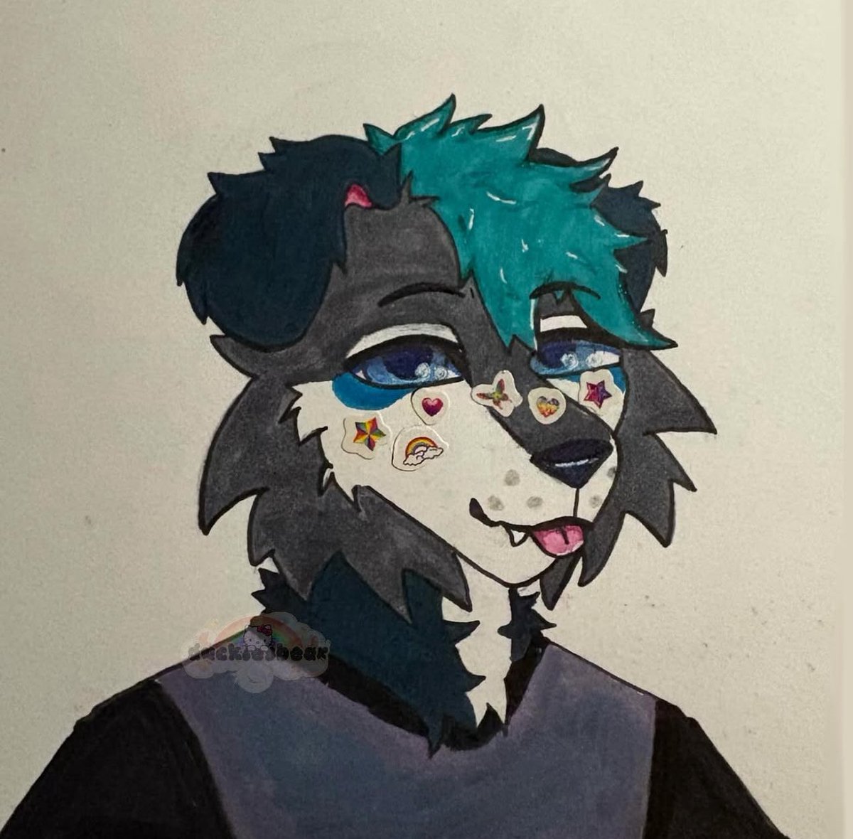 🫧🦋🌀[art trade] — @soupys_soups 
•

an art trade with soup! also an artfight attack against her too. had sm fun experimenting with coloring with this!

•
🏷 #furry #furryart #furryfandom #furryartist #digitalart #cuteart #furrycommission #commission