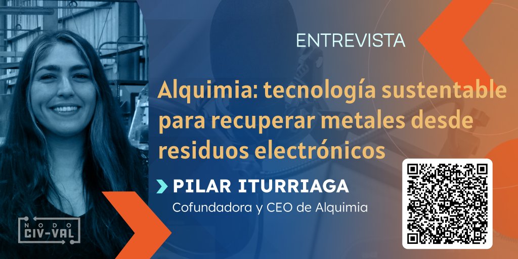 ¡Protagonistas Nodo CIV VAL ✨!

🔌 Te presentamos a Pilar Iturriaga, cofundadora y CEO de Alquimia, un innovador emprendimiento científico-tecnológico está cambiando la forma en que se tratan los residuos electrónicos.

🔗 Lee la entrevista completa en nodociv-val.cl/2025/07/25/alq…