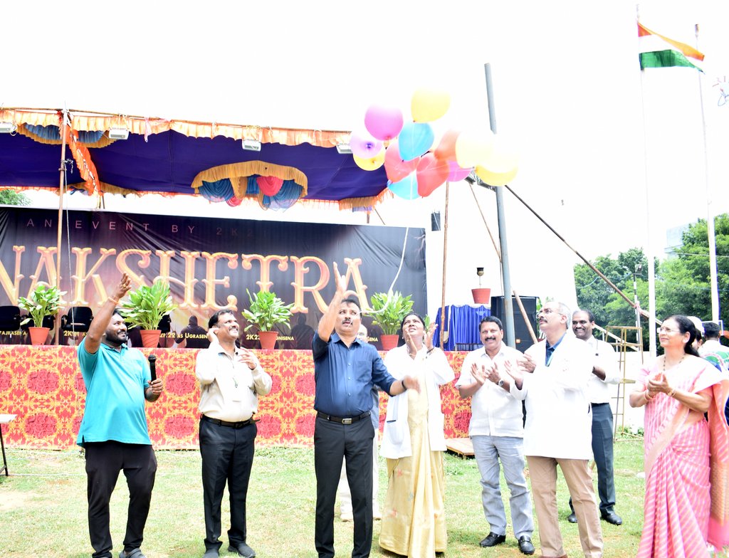 The 12th Annual Sports Meet 2025 at NRI Medical College has officially kicked off 🎉 Our Administrator MV Rao Garu graced the occasion as the Chief Guest and declared the meet open 💪 Join us for 3 action-packed days of thrilling competitions 🏆 #Ranakshetra #NRIAnnualSportsMeet