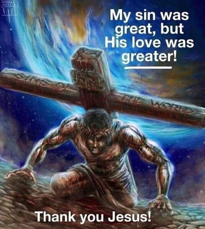 Thank you jesus Christ..