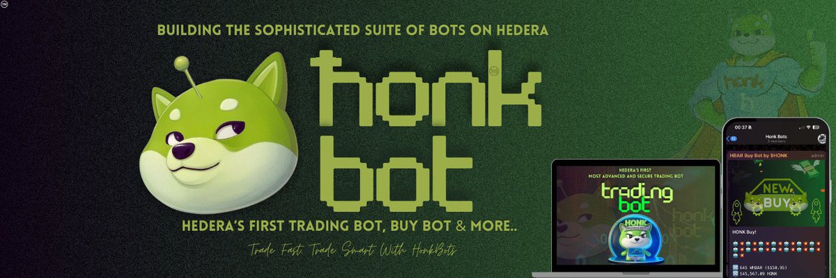 🐕 $HONK Telegram Trading bot —&gt; quick, fast, simple. 🐕

😌All in one, easy to use, easy to follow. 😌

👽 No need to approve transactions or wait, the bot does it for you. 👽

t.me/HonkTradingBot…
