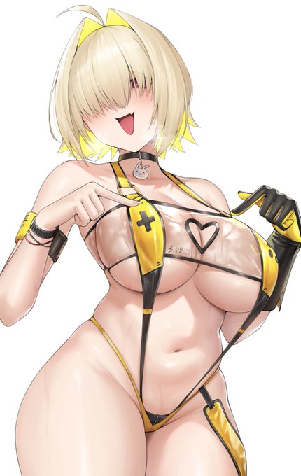 「指揮官氏～!押してみてくだされ!」
#NIKKE 