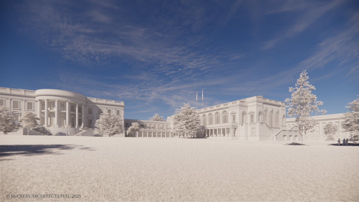 Sara Cook (@saraecook) on Twitter photo NEW: <a href="/PressSec/">Karoline Leavitt</a> announces the White House will be converting the East Wing into a 90,000 sq ft ballroom. She says the cost to build this is approx $200 million and will be donated by Trump "and other patriot donors." Concept art from the WH: NEW: <a href="/PressSec/">Karoline Leavitt</a> announces the White House will be converting the East Wing into a 90,000 sq ft ballroom. She says the cost to build this is approx $200 million and will be donated by Trump "and other patriot donors." Concept art from the WH: