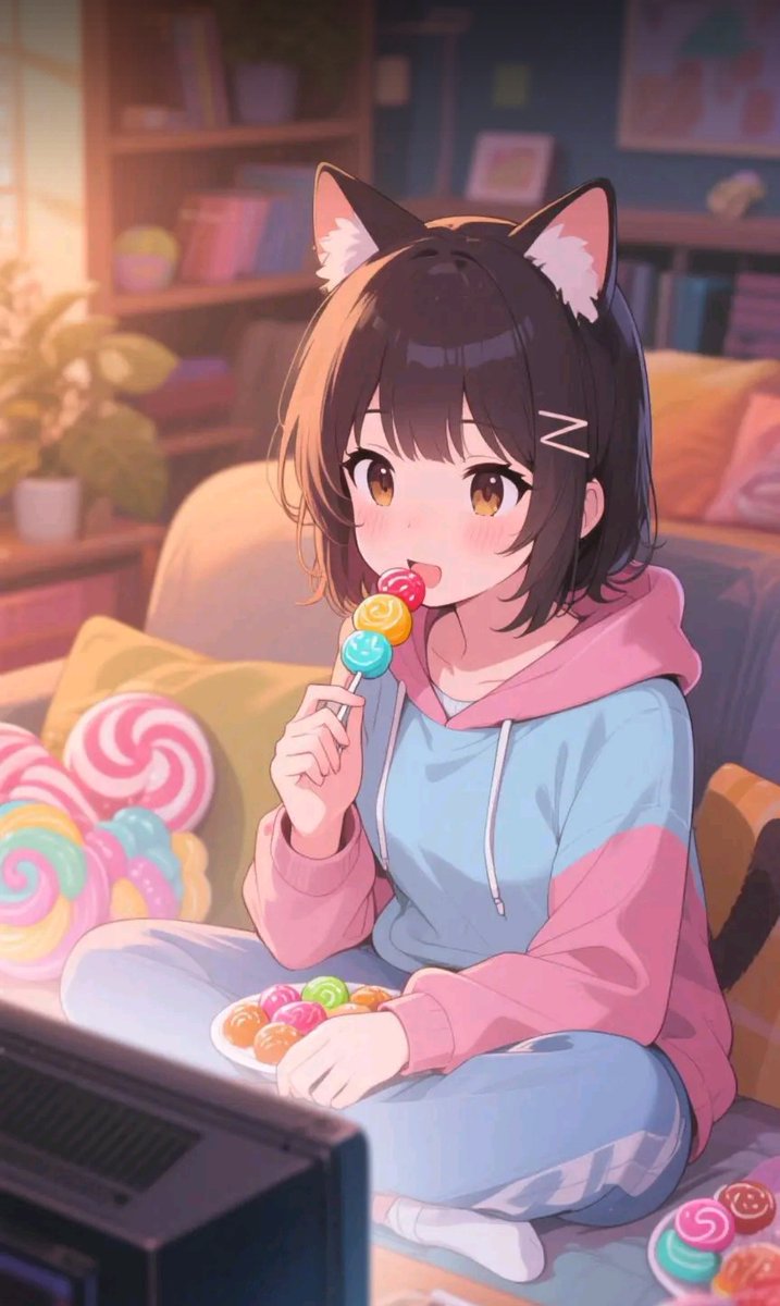 お菓子は美味しい
#AIイラスト