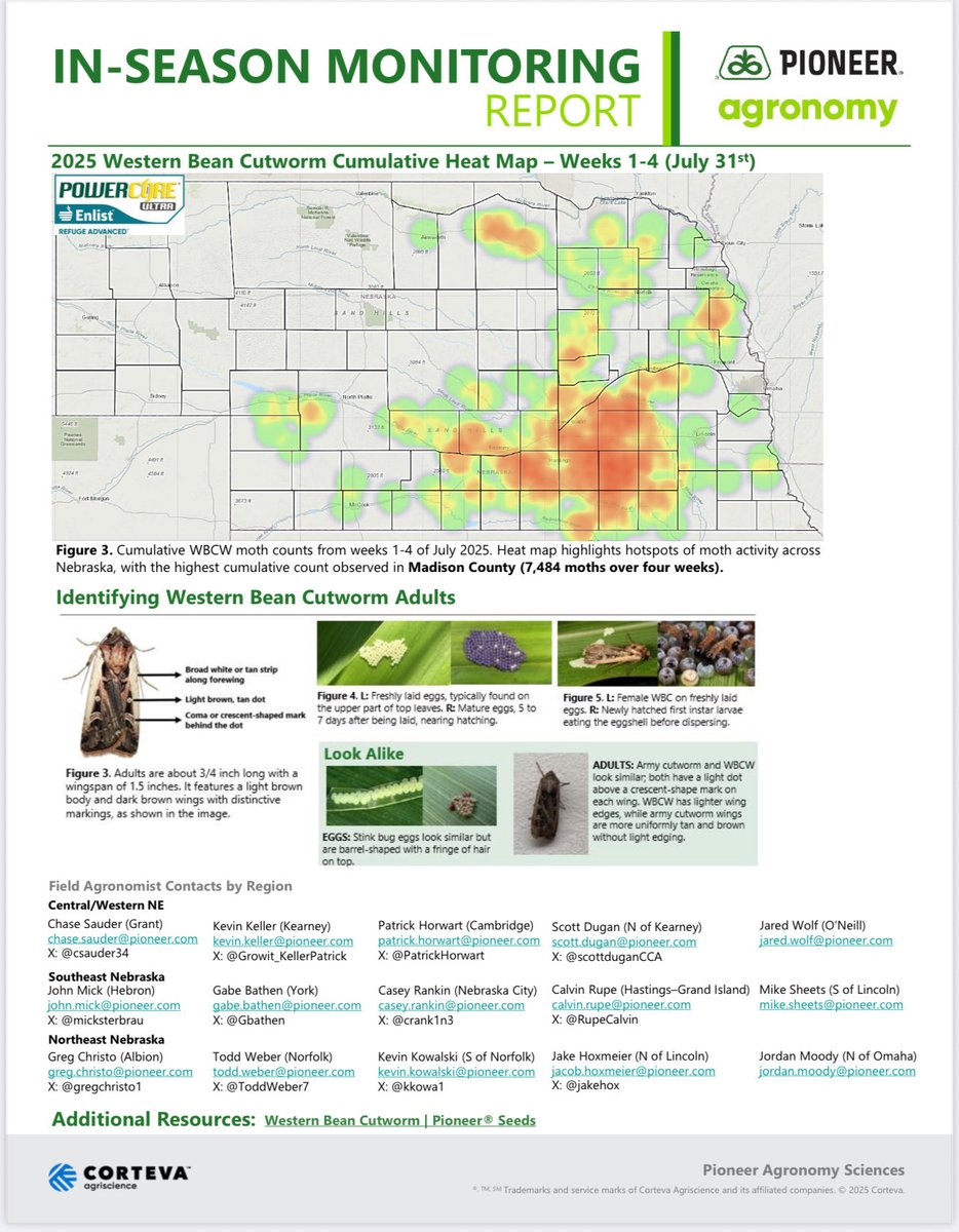 Calvin Rupe (@rupecalvin) on Twitter photo 4th and final installment of the 2025 <a href="/PioneerSeeds/">Pioneer Seeds U.S.</a> WBCW moth trap network. Big decrease in some areas this week. <a href="/micksterbrau/">John Mick</a> <a href="/PetersonInsects/">Julie Peterson</a> <a href="/jenreesources/">Jenny (Rees) Brhel</a> <a href="/GBathen/">Gabe Bathen</a> <a href="/wells_kent/">Kent Wells</a> 4th and final installment of the 2025 <a href="/PioneerSeeds/">Pioneer Seeds U.S.</a> WBCW moth trap network. Big decrease in some areas this week. <a href="/micksterbrau/">John Mick</a> <a href="/PetersonInsects/">Julie Peterson</a> <a href="/jenreesources/">Jenny (Rees) Brhel</a> <a href="/GBathen/">Gabe Bathen</a> <a href="/wells_kent/">Kent Wells</a>