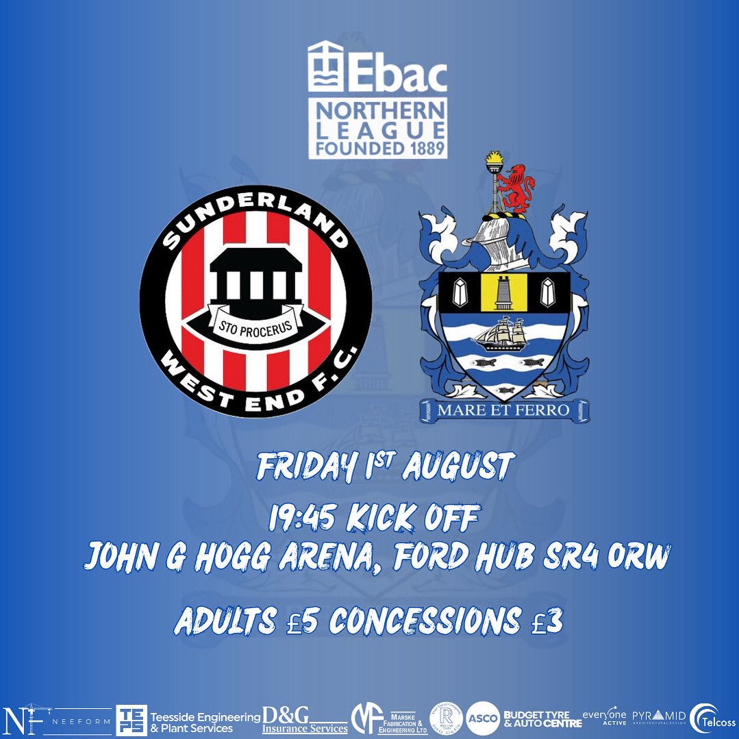 Redcar Town FC (@redcartownfc) on Twitter photo π΅βͺοΈ πππππ πππππππ π΅βͺοΈ
Tomorrow sees us play our third league game of the week at <a href="/Westend_FC/">Sunderland West End FC</a>
Despite our contrasting starts to the season we know West End will be a really difficult game and we need to be at our best to get the result we want.
We had a great π΅βͺοΈ πππππ πππππππ π΅βͺοΈ
Tomorrow sees us play our third league game of the week at <a href="/Westend_FC/">Sunderland West End FC</a>
Despite our contrasting starts to the season we know West End will be a really difficult game and we need to be at our best to get the result we want.
We had a great