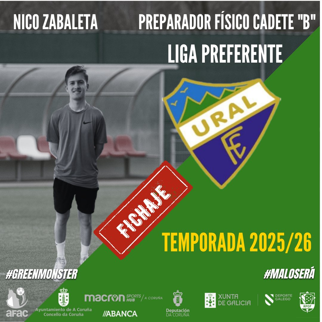 Ural-Español c.f. (@uralespanol) on Twitter photo Javi Villamisar y Nico Zabaleta se harán cargo del Cadete B de Liga Preferente.
Mucha suerte 🍀🍀!!
#greenmonster #somosverdes💚 #maloserá Javi Villamisar y Nico Zabaleta se harán cargo del Cadete B de Liga Preferente.
Mucha suerte 🍀🍀!!
#greenmonster #somosverdes💚 #maloserá